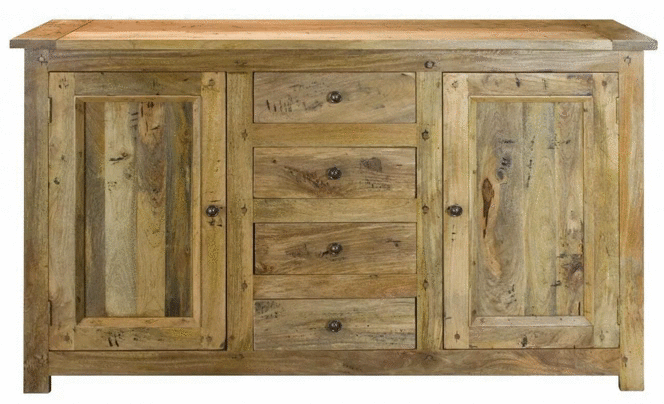 Granary 4 Drawer Sideboard - Image 6