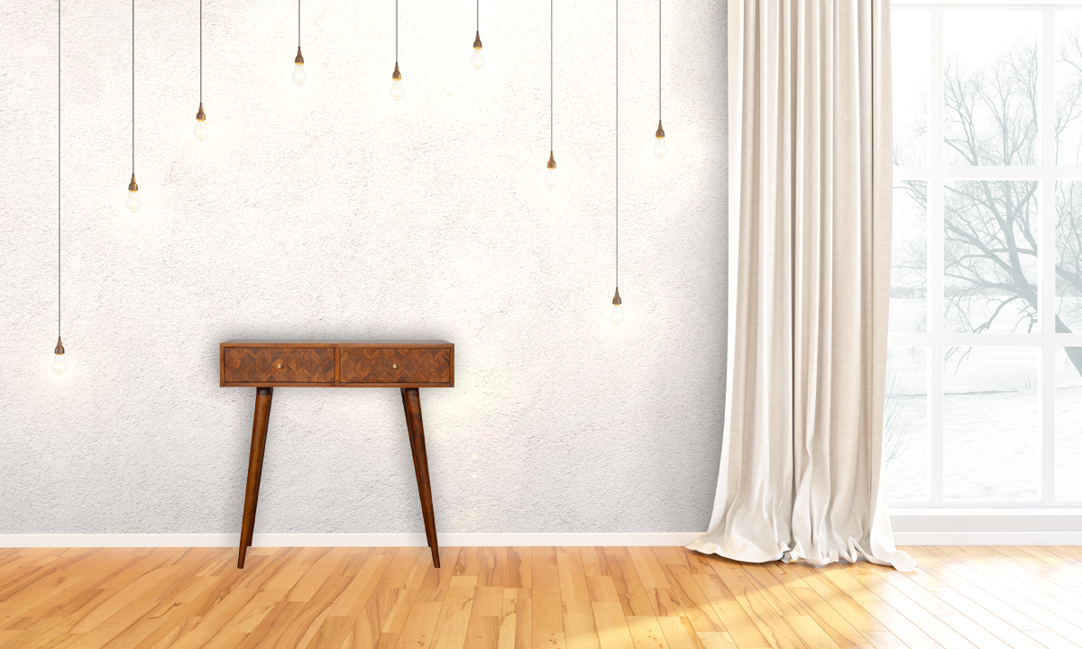 Assorted Chestnut Console Table - Image 12