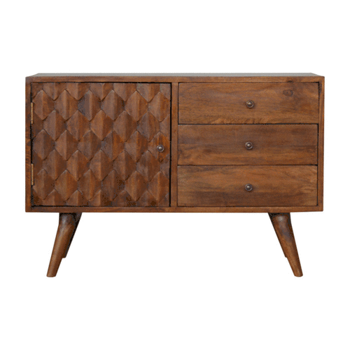 Carved Chestnut Sideboard - Image 10