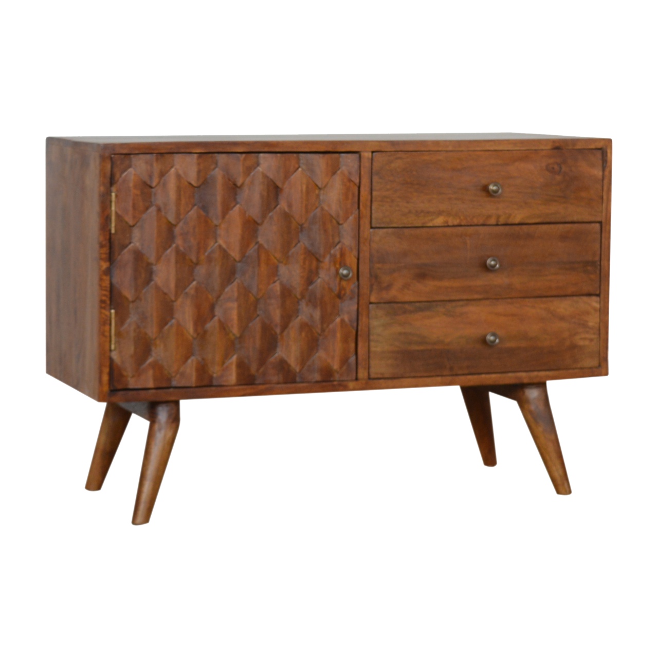 Carved Chestnut Sideboard - Image 9