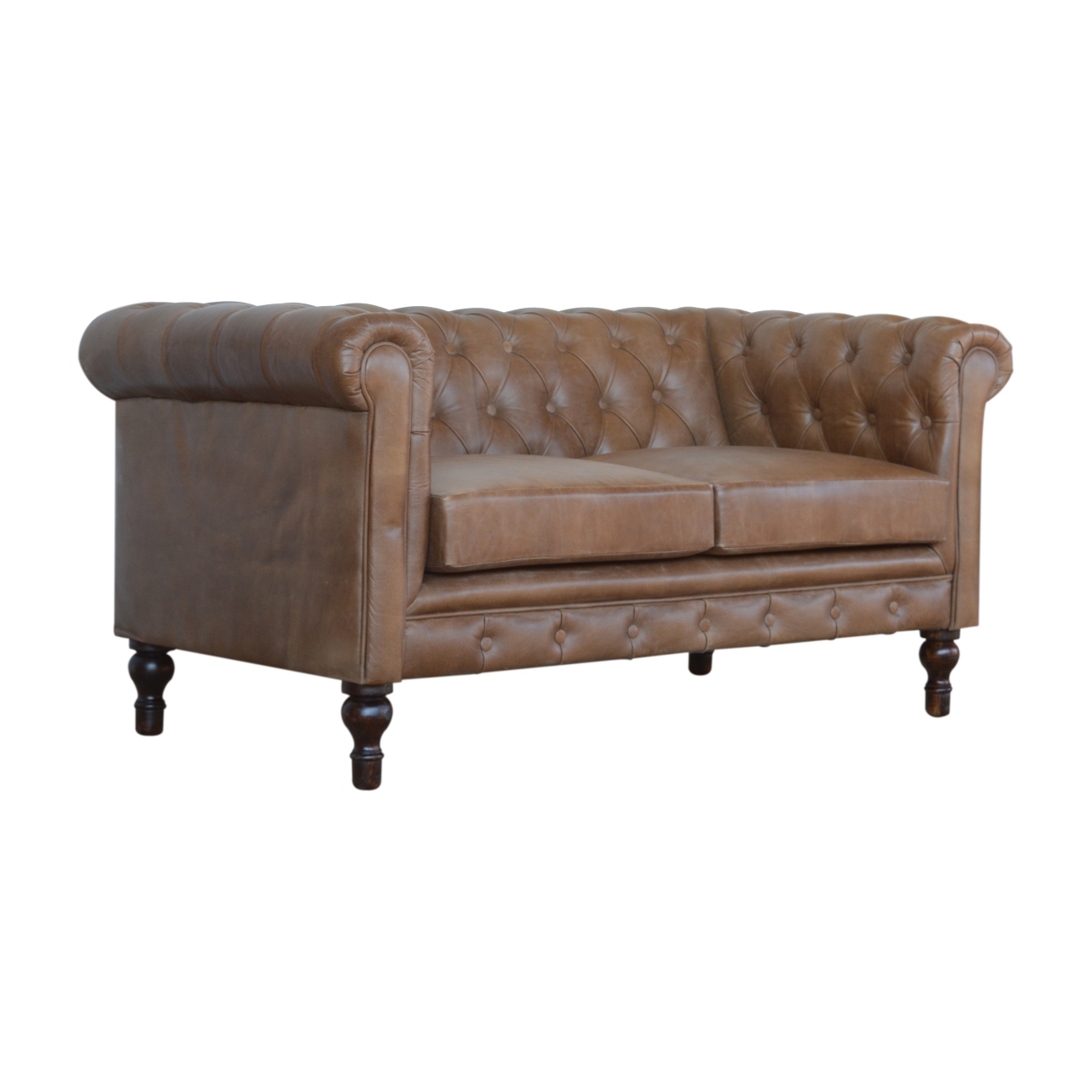 Buffalo Leather Chesterfield - Image 9