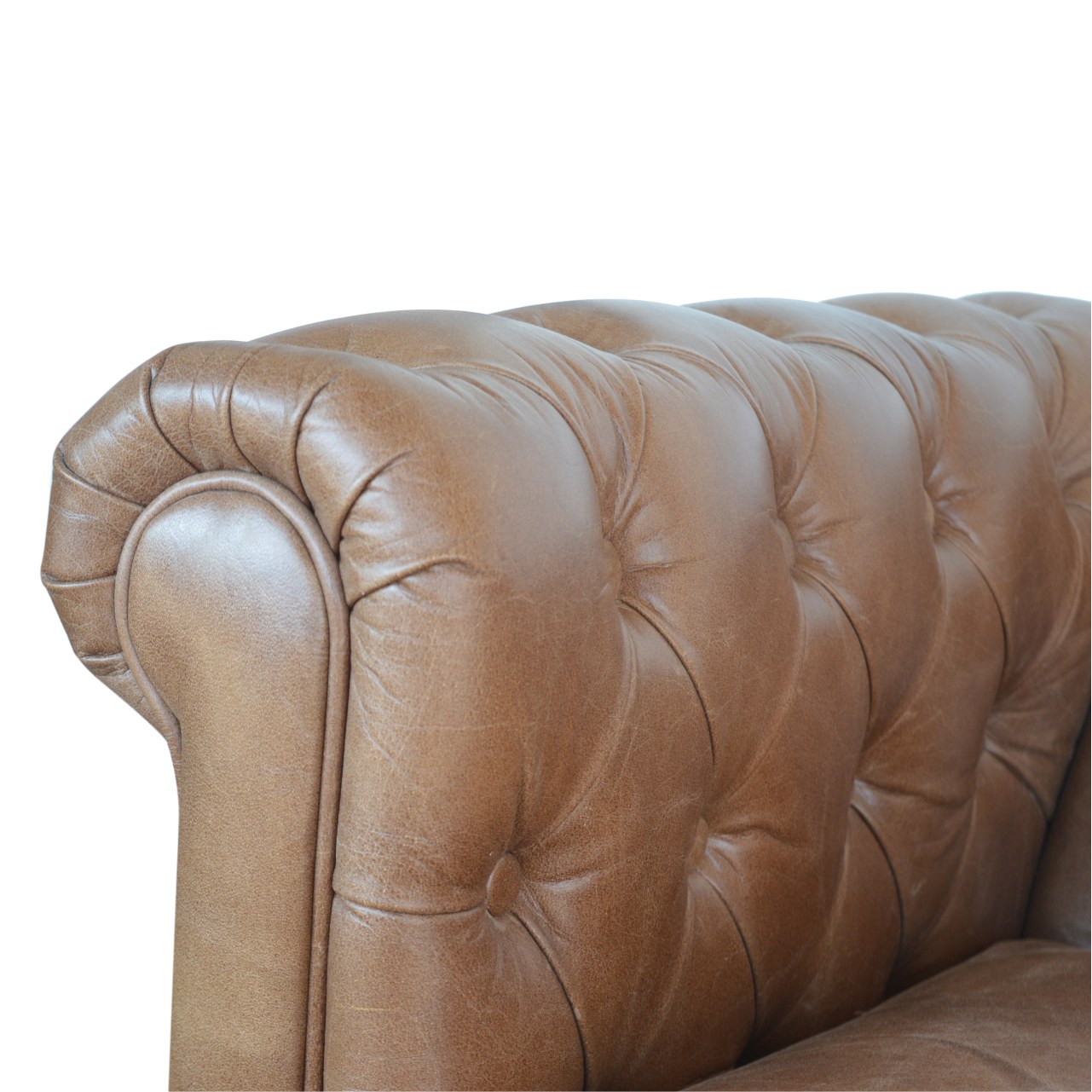 Buffalo Leather Chesterfield - Image 4
