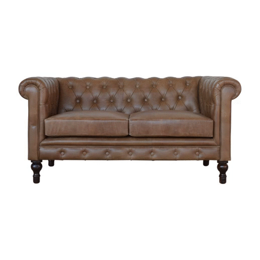 Buffalo Leather Chesterfield - Image 10