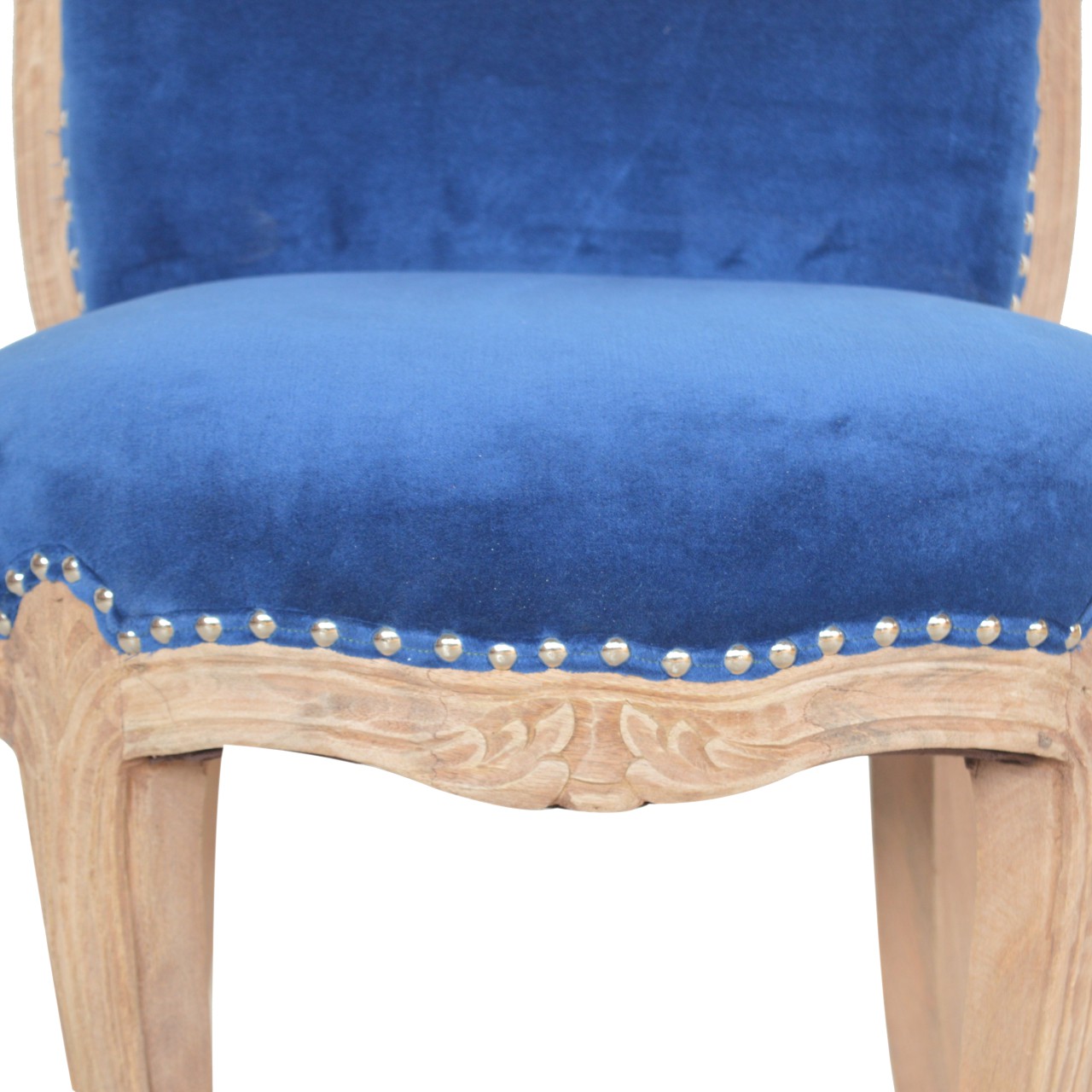 Royal Blue Studded Chair - Image 6