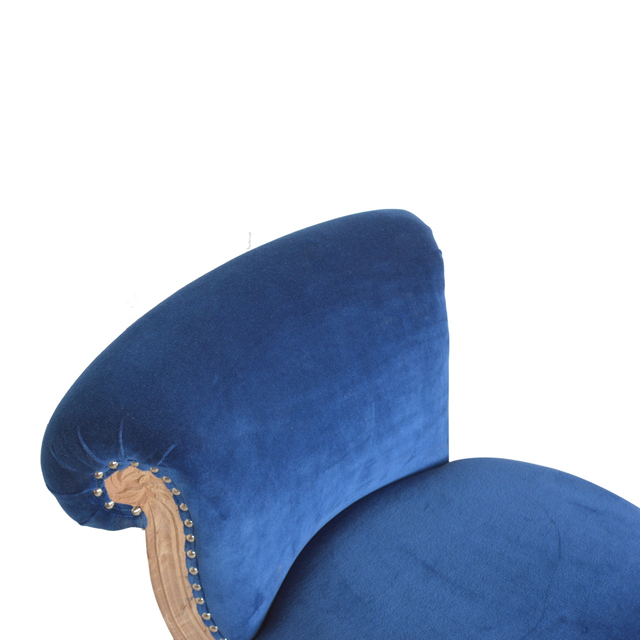 Royal Blue Studded Chair - Image 7
