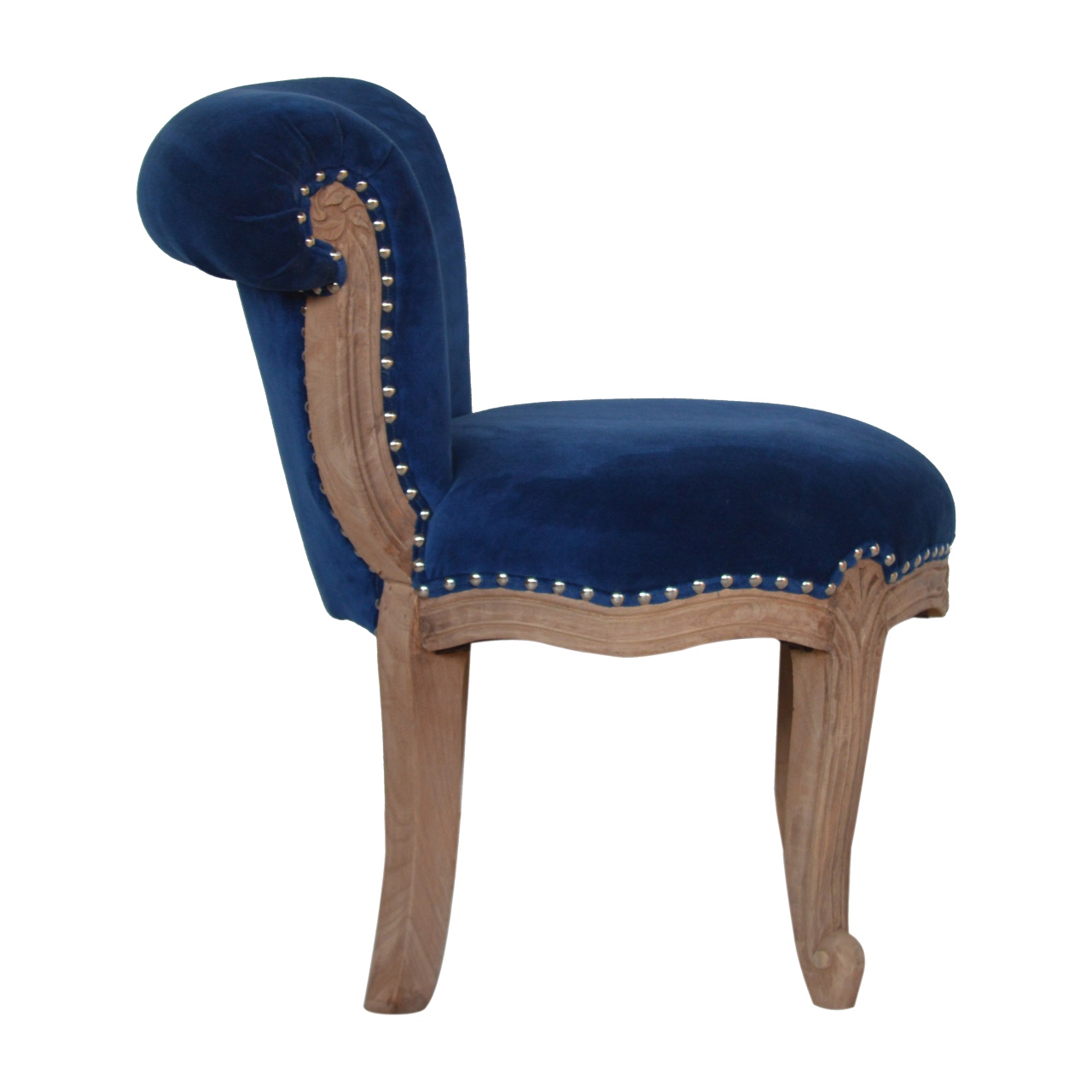 Royal Blue Studded Chair - Image 8