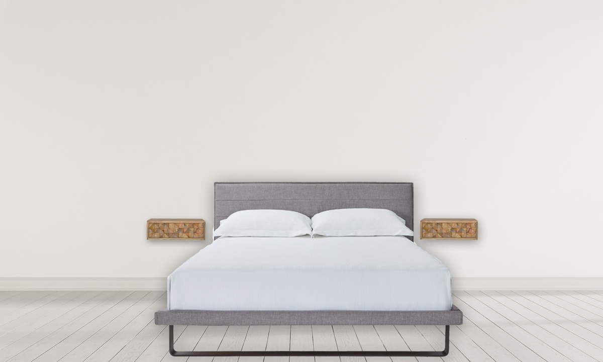 Floating Diamond Carve Bedside - Image 11