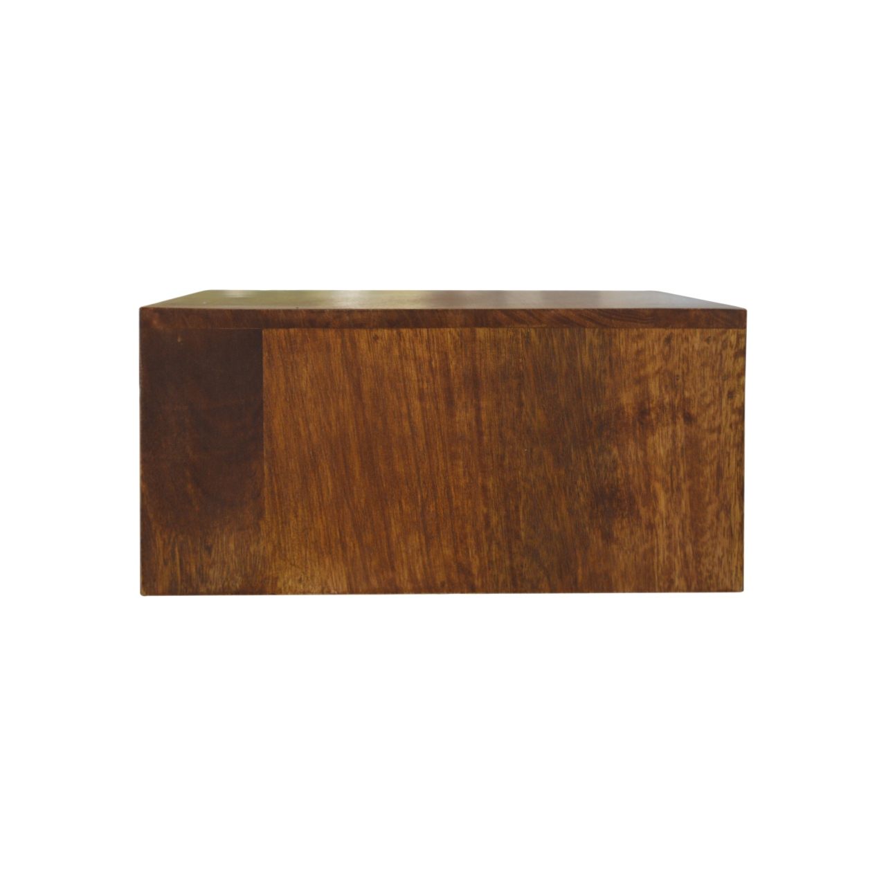Floating Gold Art Chestnut Bedside - Image 7