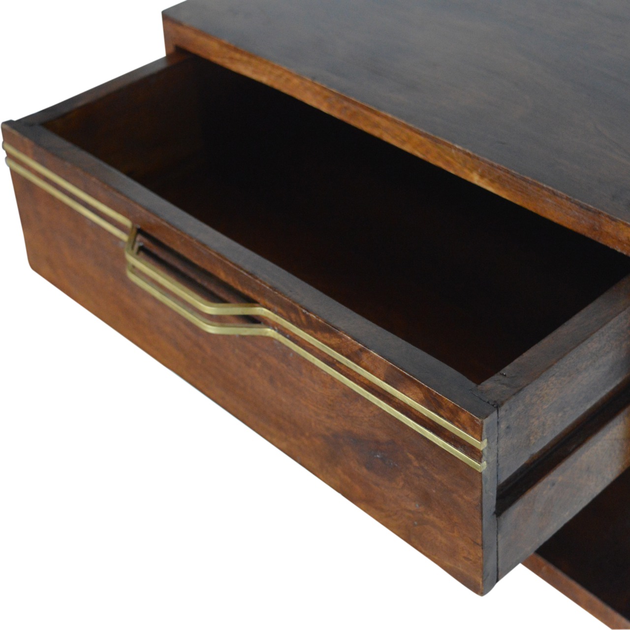 Floating Brass Handle Bedside - Image 6