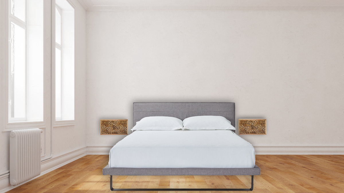 Wall Leopard Print Bedside - Image 12