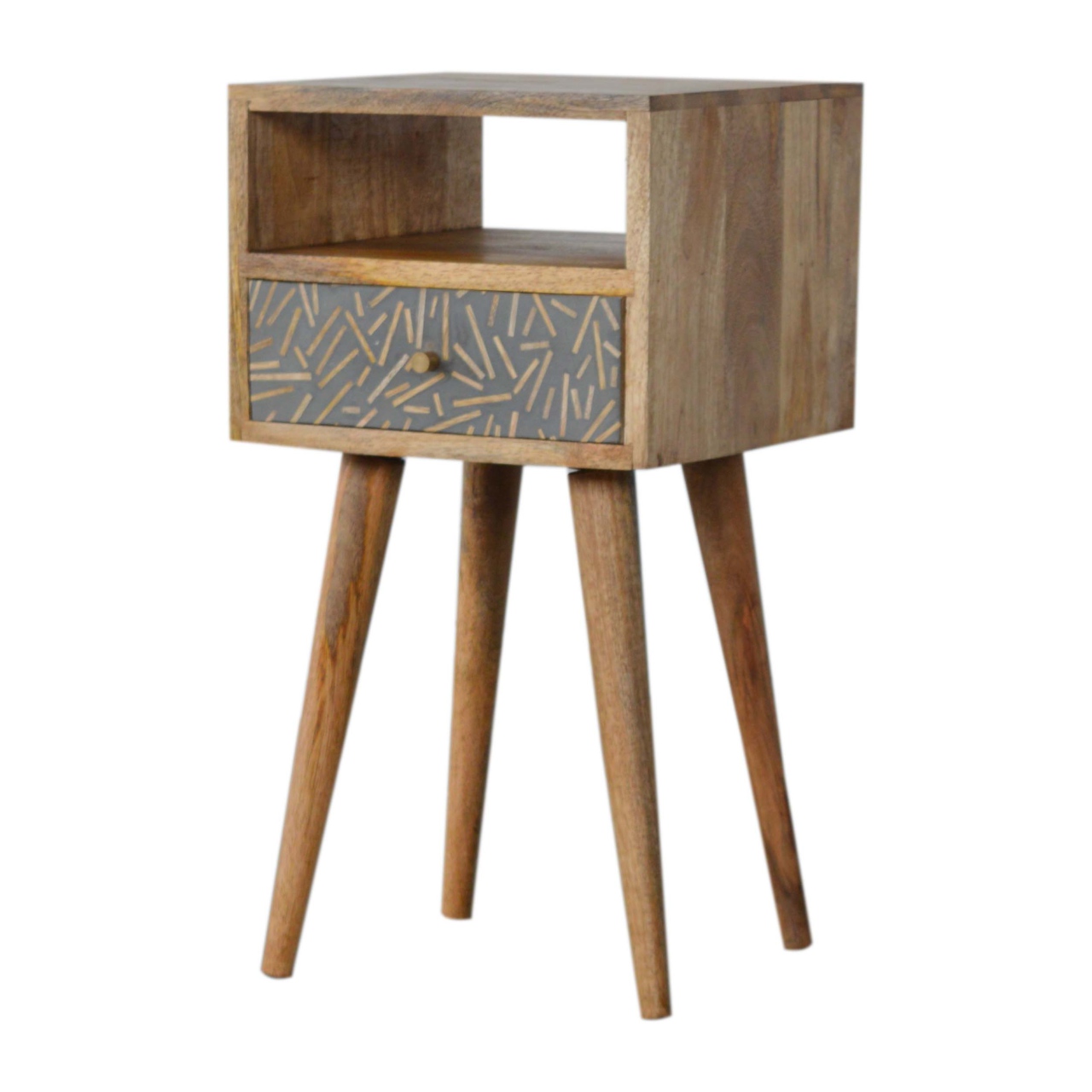 Mini Cement Chip Drawer Bedside - Image 4