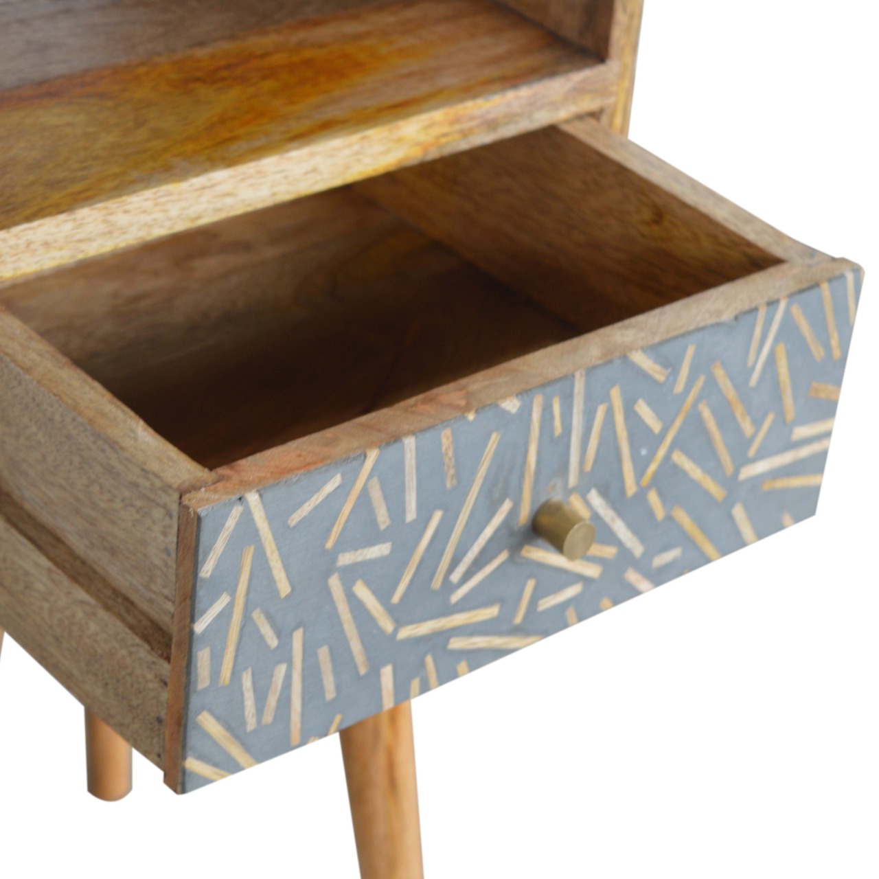 Mini Cement Chip Drawer Bedside - Image 8