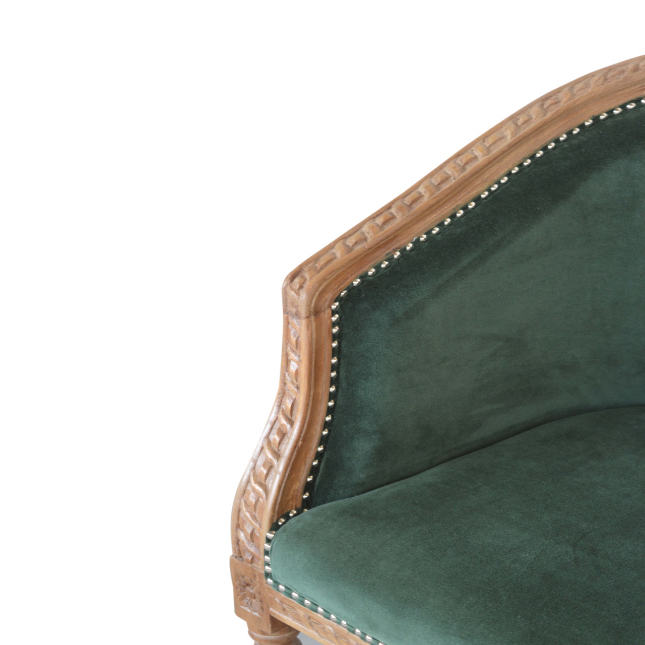 Emerald Velvet Occasional Chair - Image 7