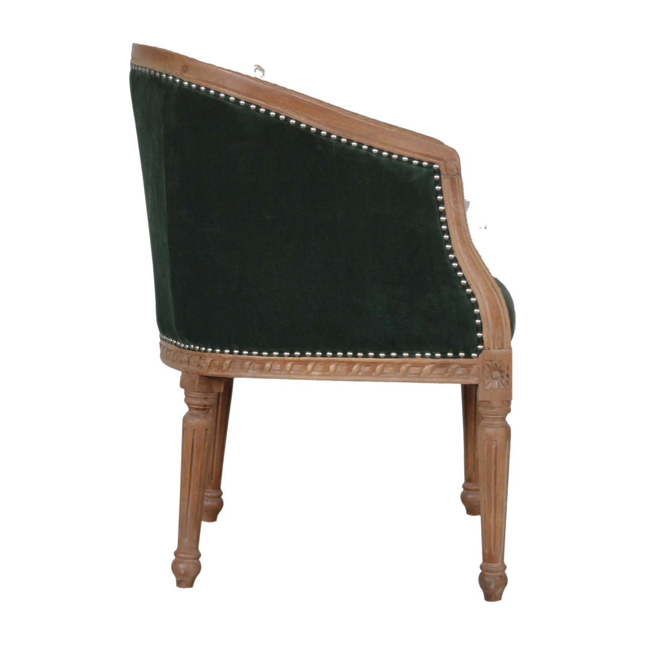 Emerald Velvet Occasional Chair - Image 9