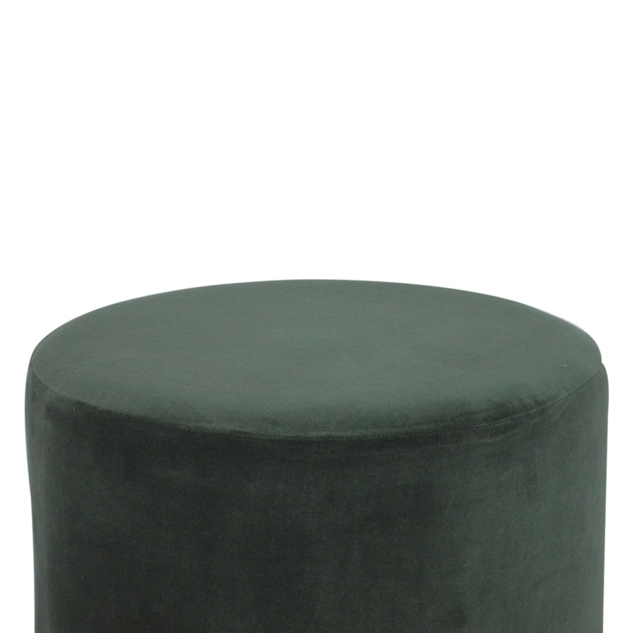 Emerald Velvet Gold Footstool - Image 4