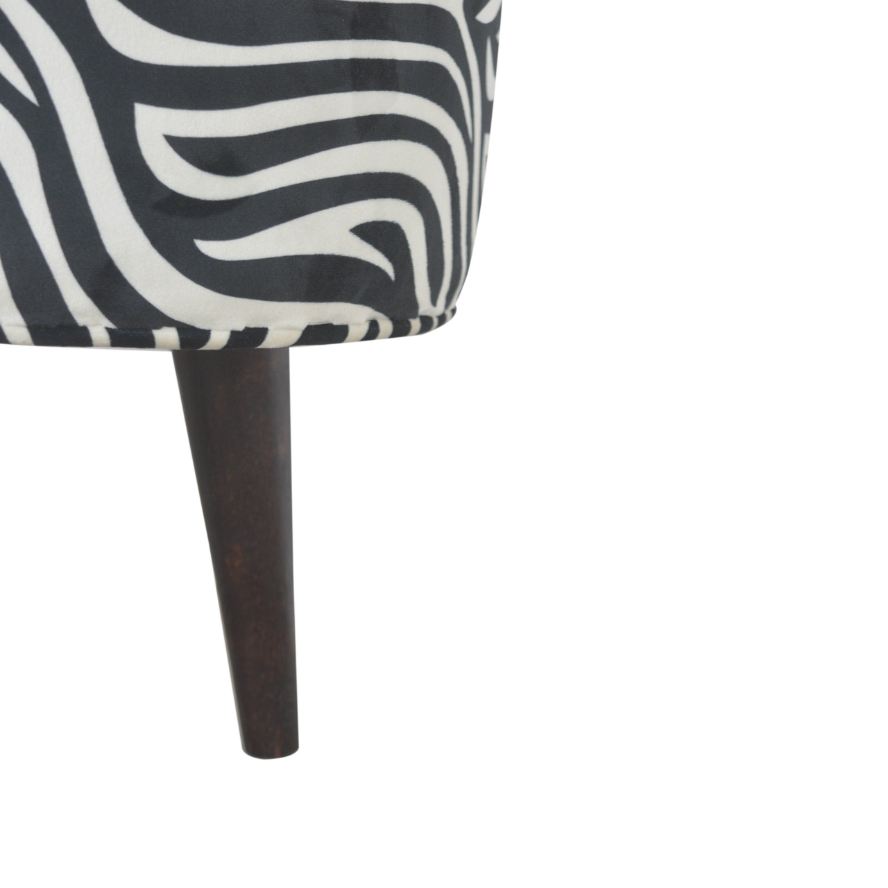 Zebra Nordic Style Footstool - Image 7
