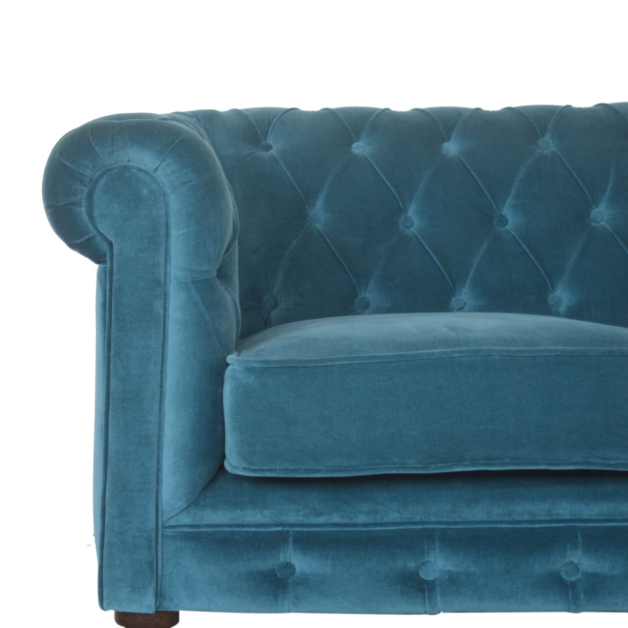 Teal Chesterfield Sofa - Image 4