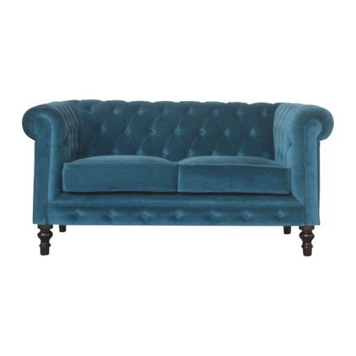 Teal Chesterfield Sofa - Image 10