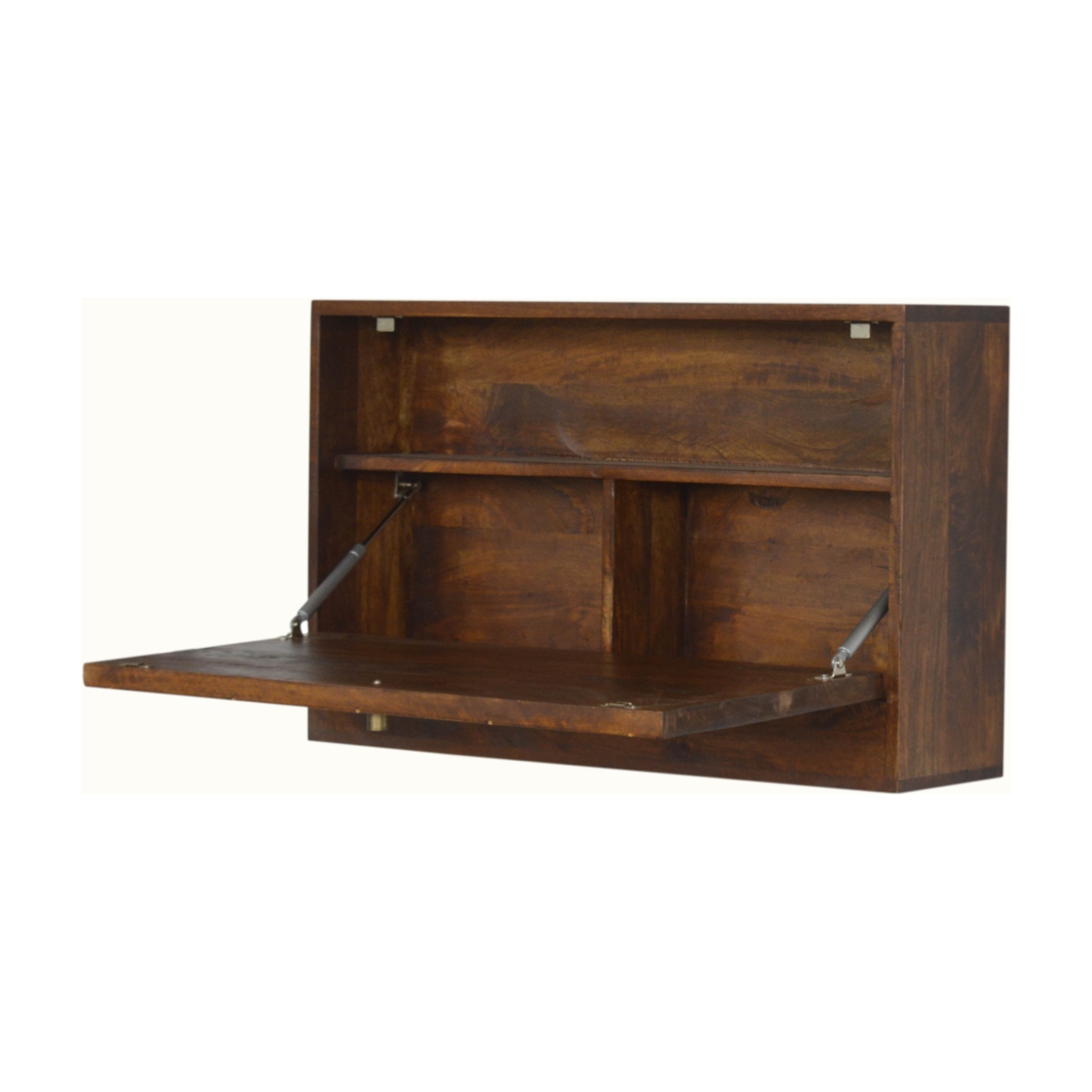 Geo Brass Flip Down Writing Desk - Image 6