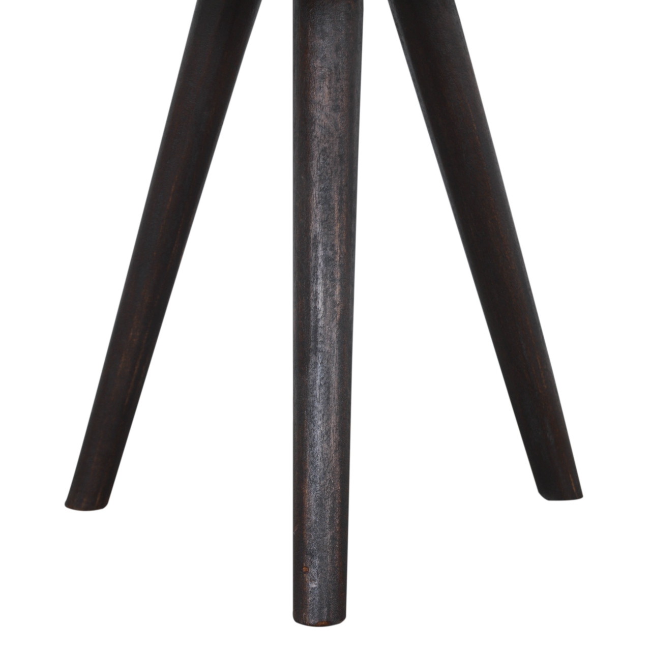 Mustard Velvet Tripod Footstool - Image 8