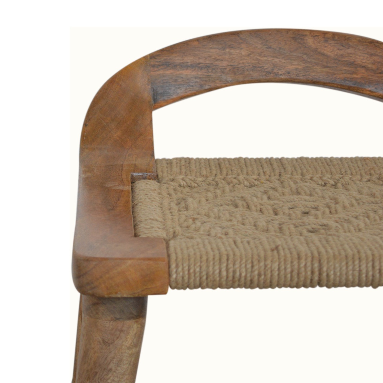Woven Raised Back Stool - Image 6