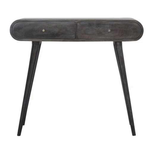 Ash Black Curve Console Table - Image 10