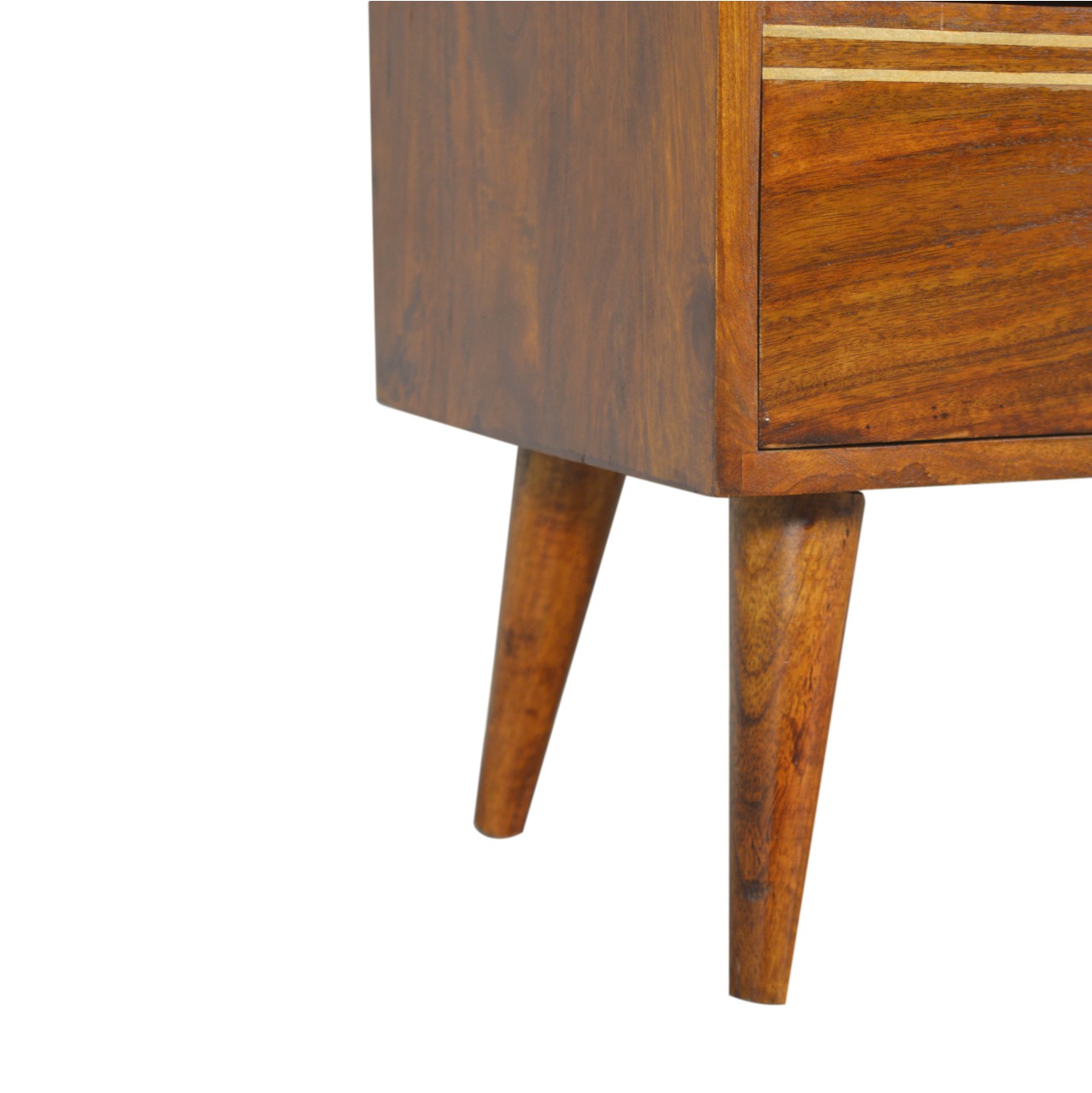Multi Drawer Chestnut Bedside - Image 8