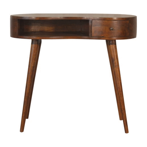 Chestnut Rounded Writing Desk - Image 10