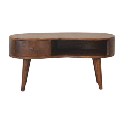 Chestnut Wave Coffee Table - Image 10