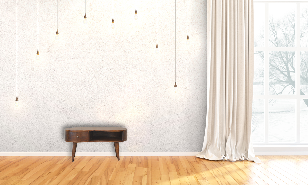 Chestnut Wave Coffee Table - Image 11