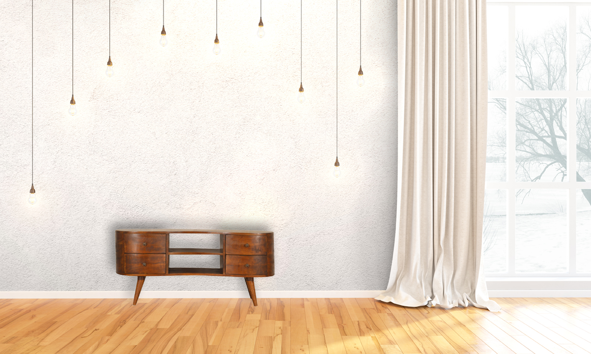 Chestnut Wave Entertainment Unit - Image 11