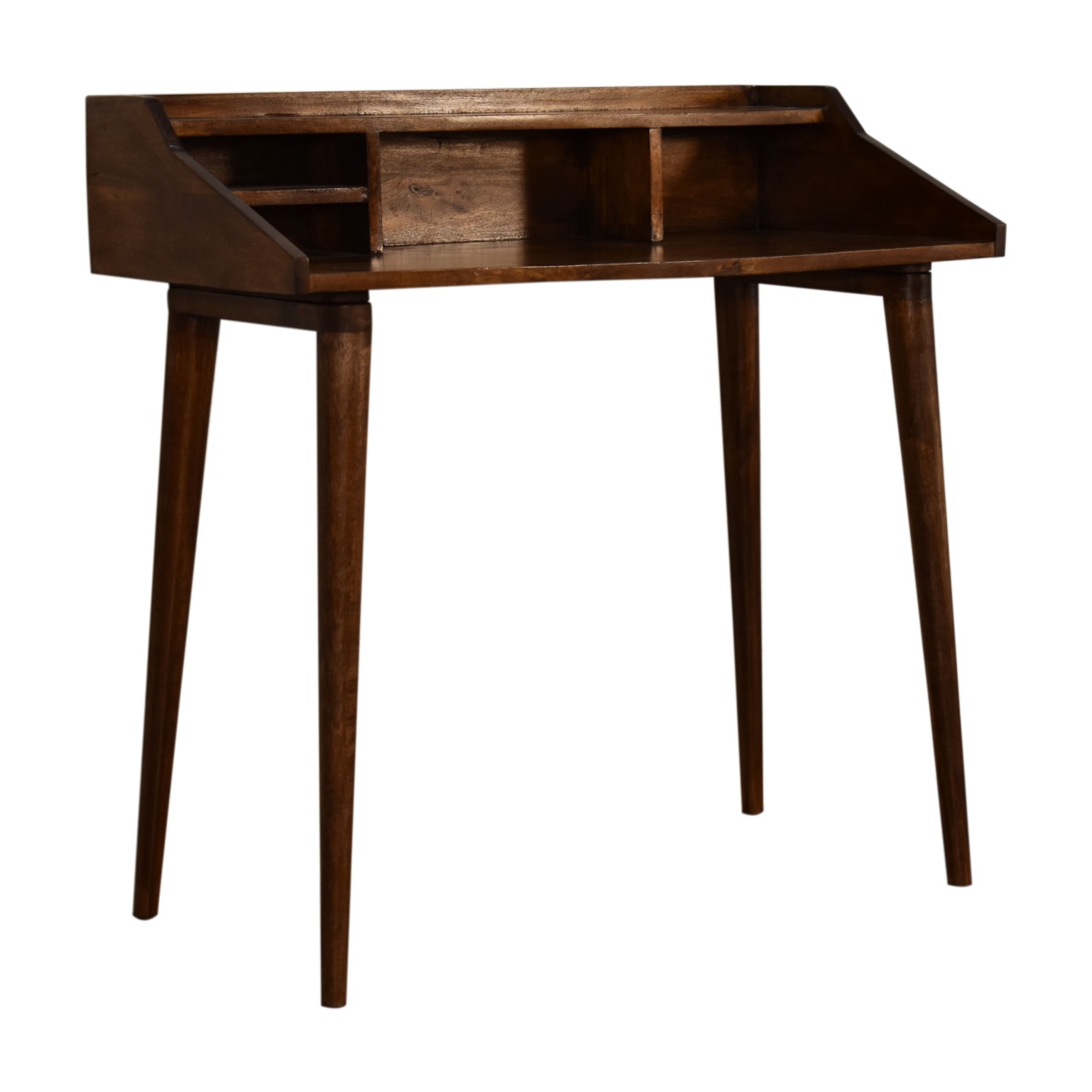 Chestnut Multi Drawer Writing Desk - Image 3