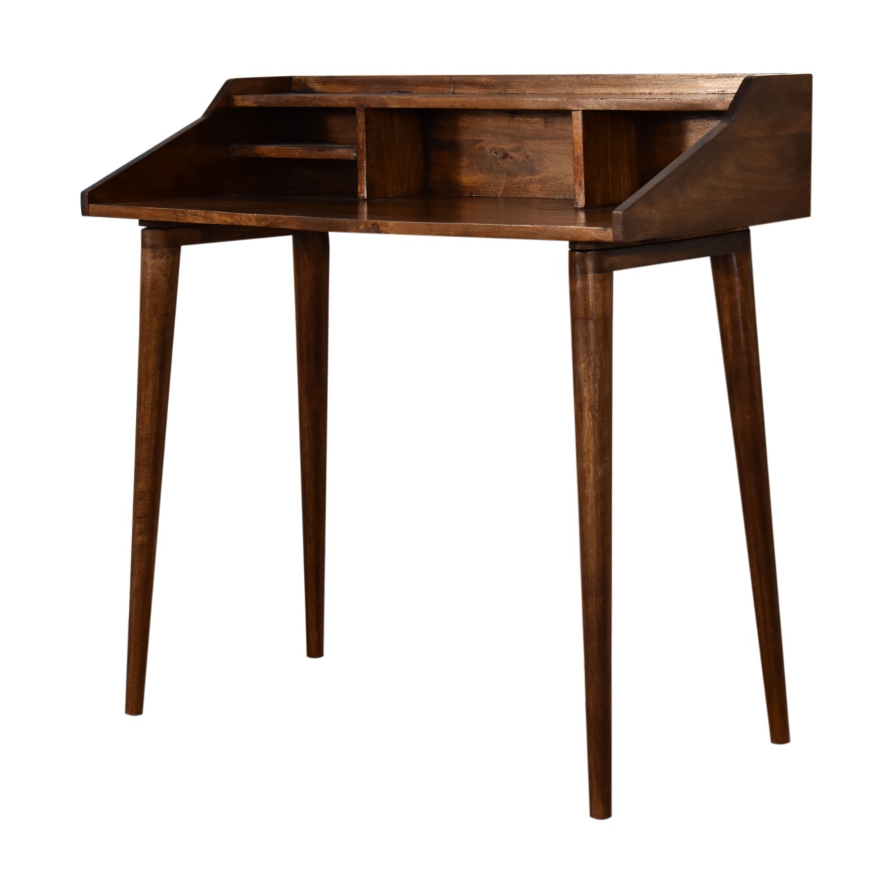 Chestnut Multi Drawer Writing Desk - Image 4