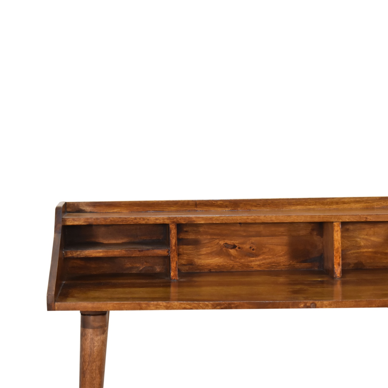 Chestnut Multi Drawer Writing Desk - Image 5