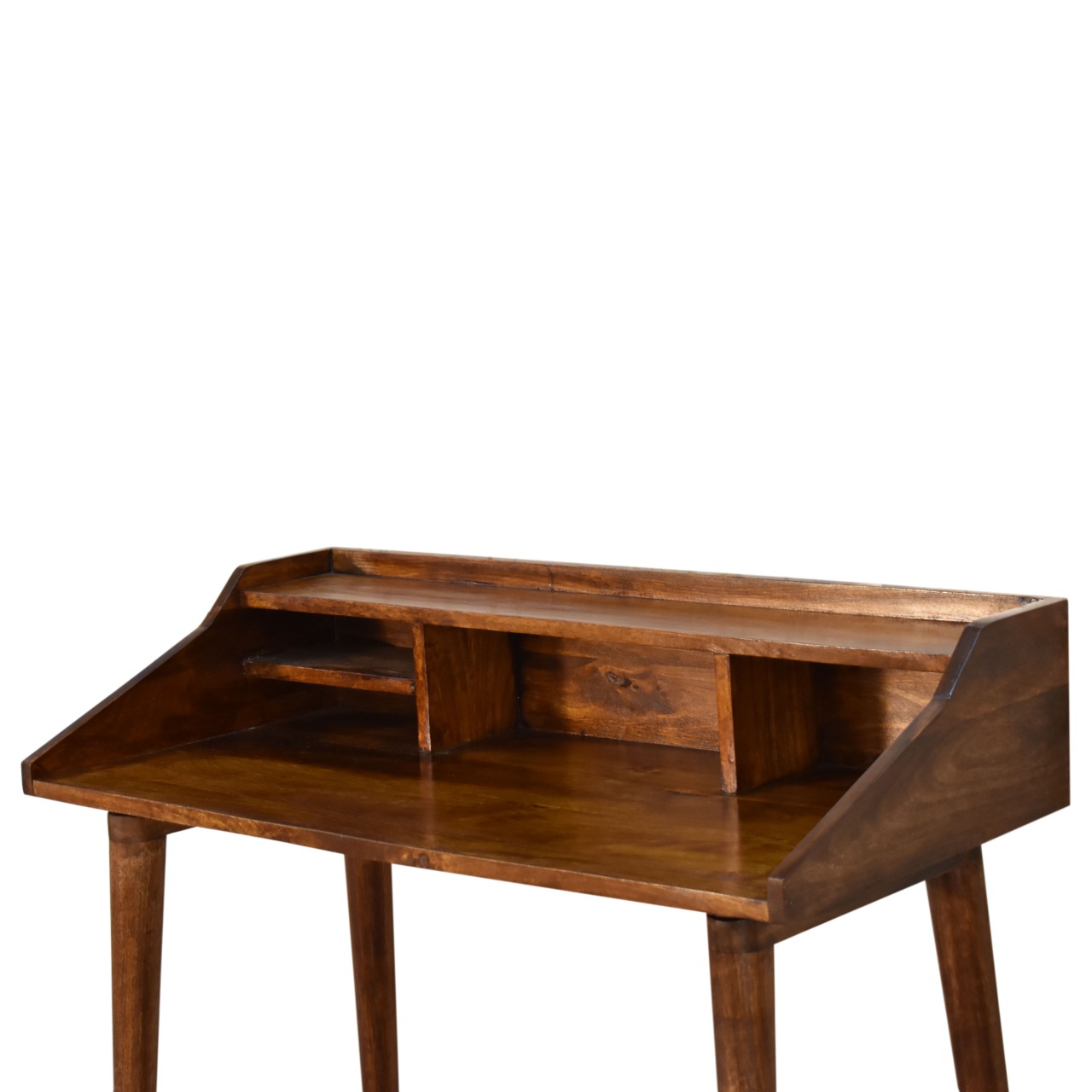 Chestnut Multi Drawer Writing Desk - Image 7