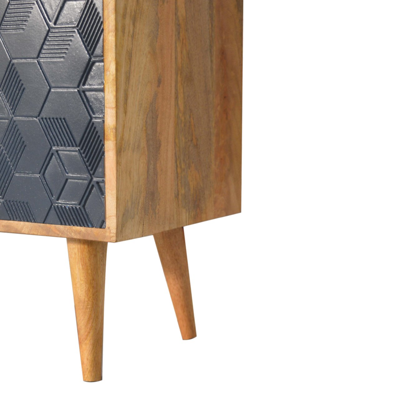 Acadia White and Navy Cabinet - Image 7