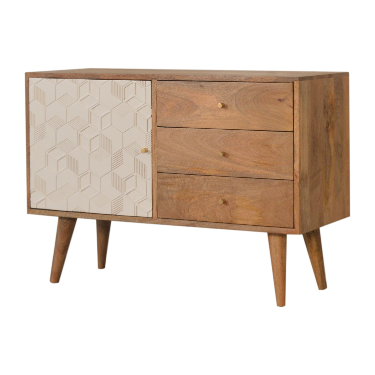 Acadia White Sideboard - Image 3