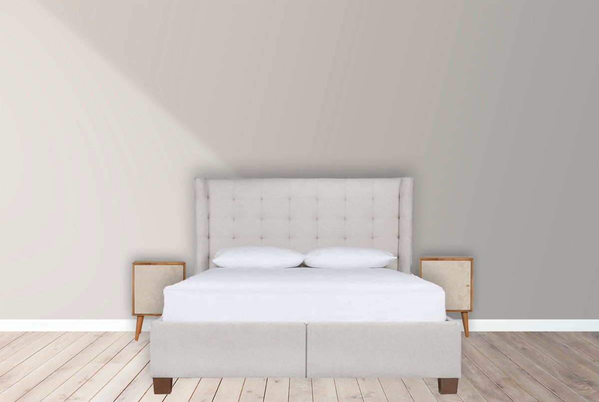 Acadia White Door Bedside - Image 11