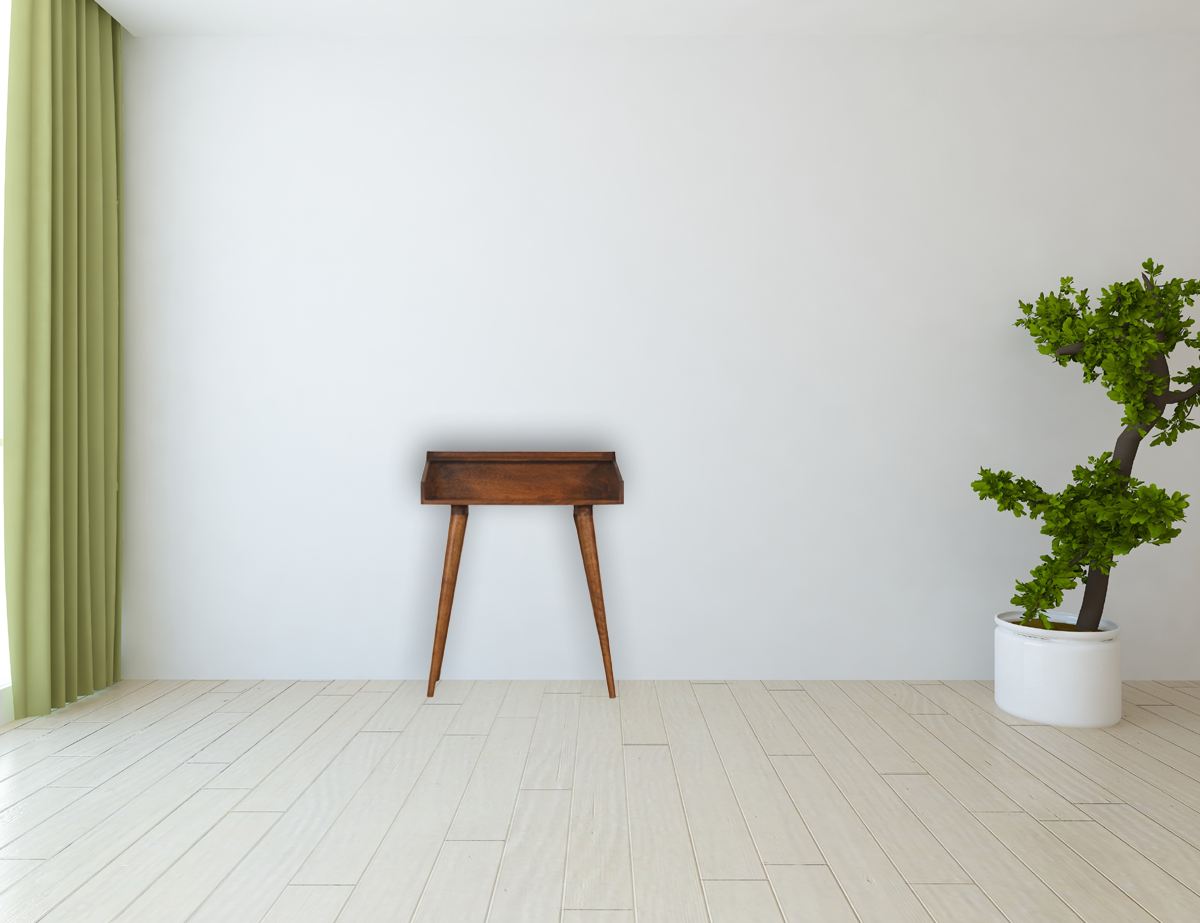 Open Chestnut Writing Desk - Image 11