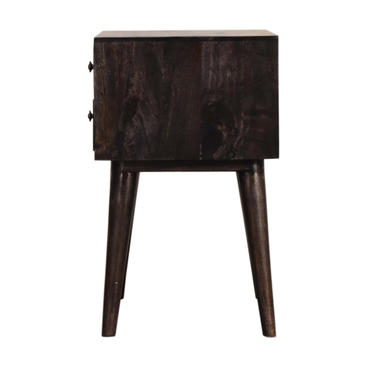 Ash Black Modern Solid Wood Bedside - Image 8