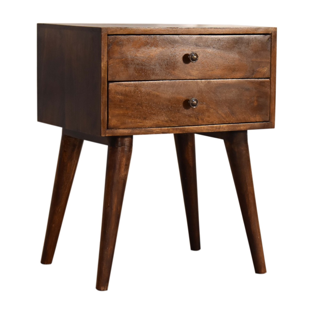 Chestnut Modern Solid Wood Bedside - Image 3