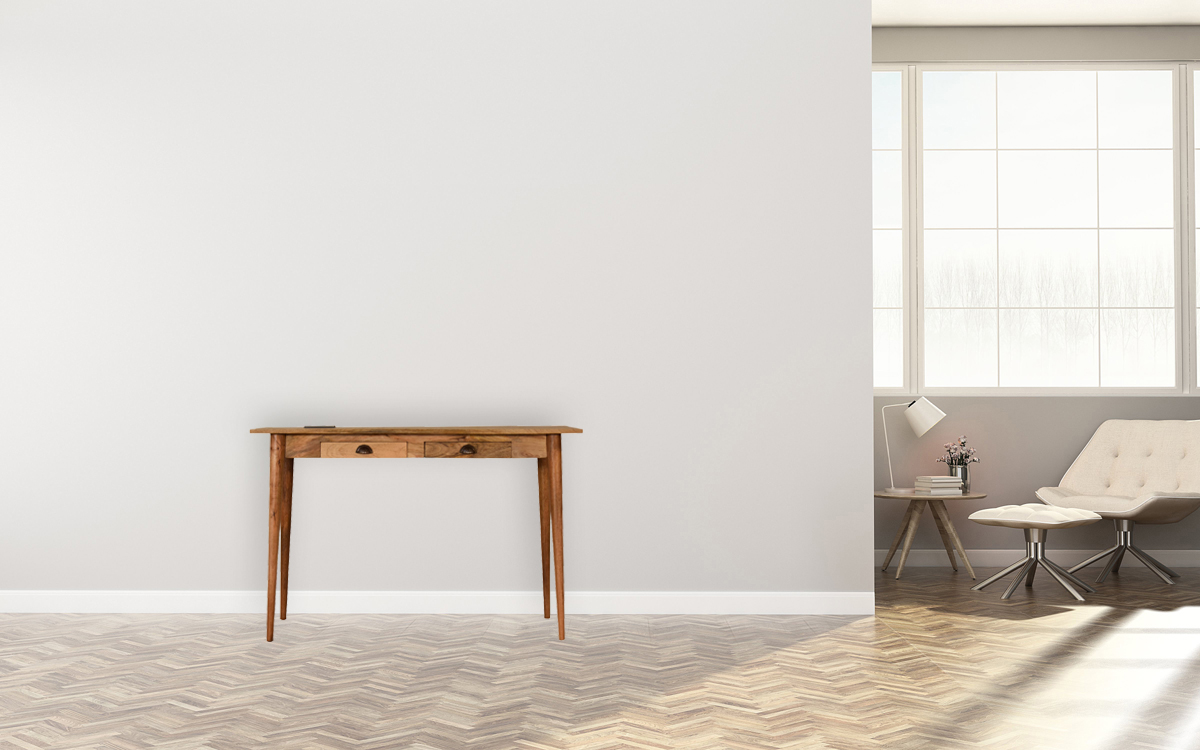 2 Drawer Cable Writing Desk - Image 14