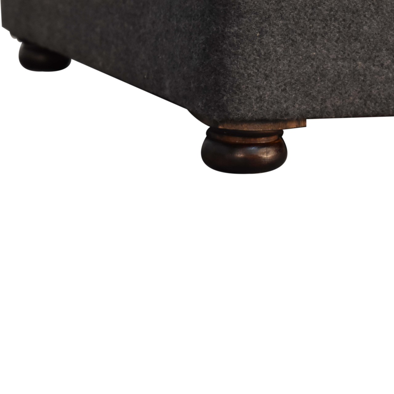 Battleship Tweed Button Pet Bed - Image 8