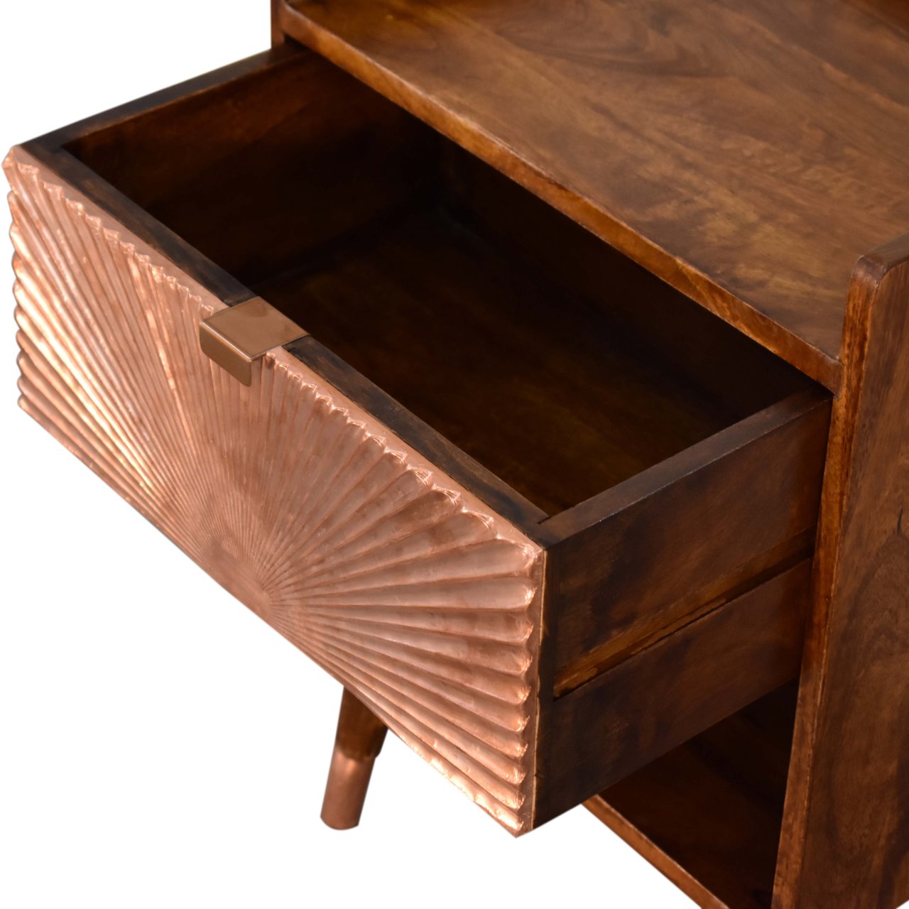 Manila Copper 1 Drawer Bedside - Image 6