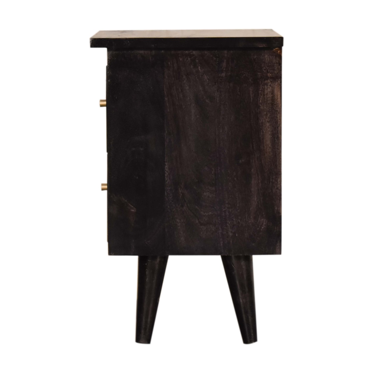 Black Hand Painted Bedside - Image 8