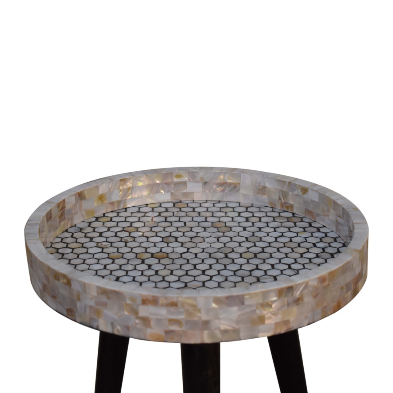 Honeycomb Mosaic End Table - Image 4