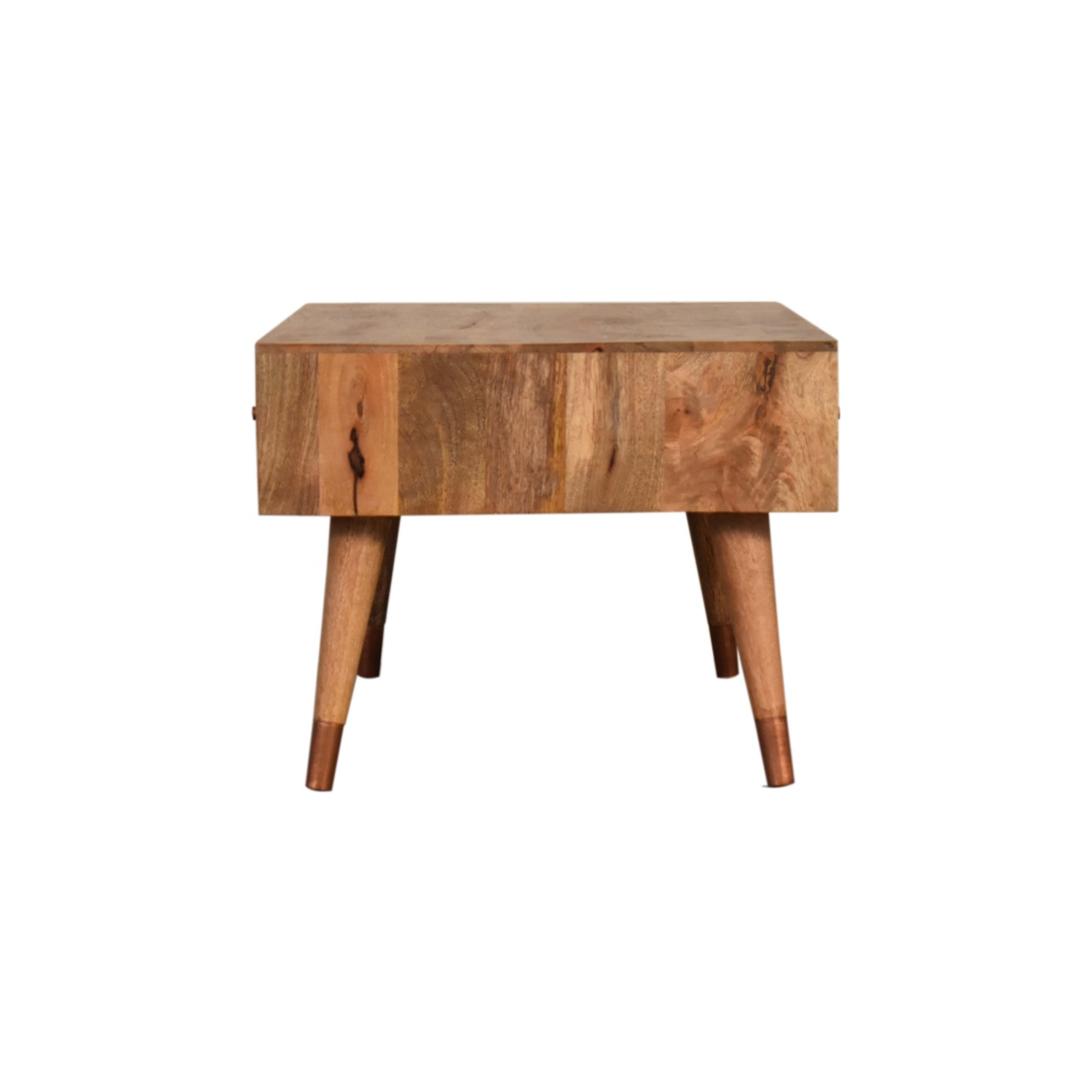 Oak-ish Copper Inlay Coffee Table - Image 9