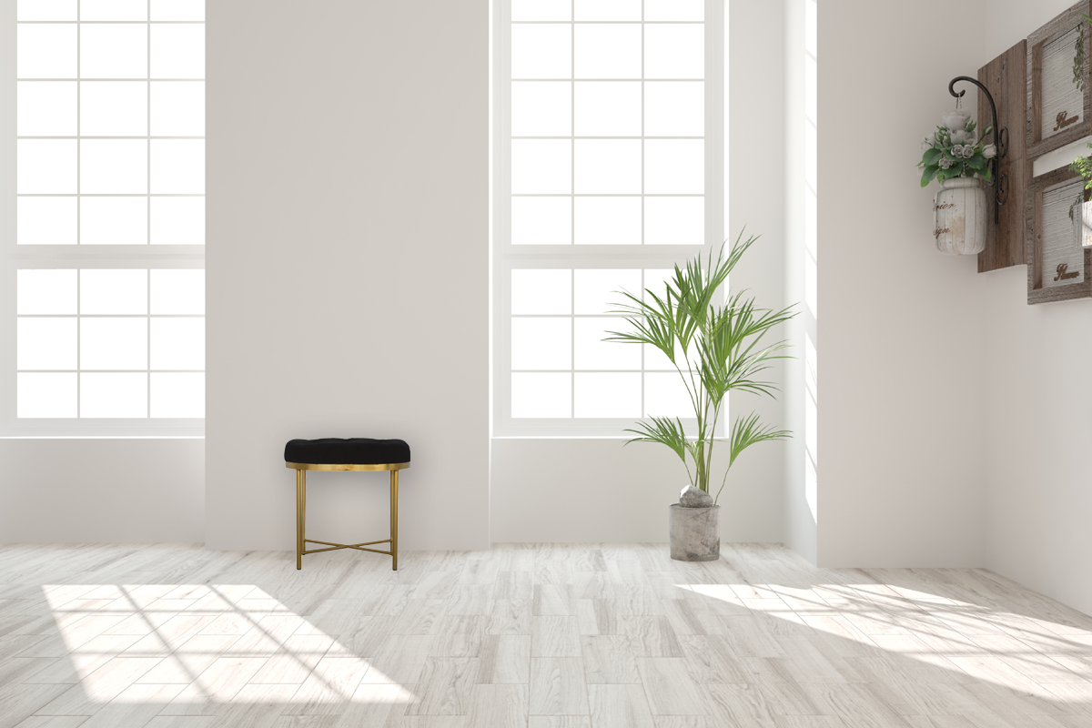 Clover Black Velvet Footstool - Image 11