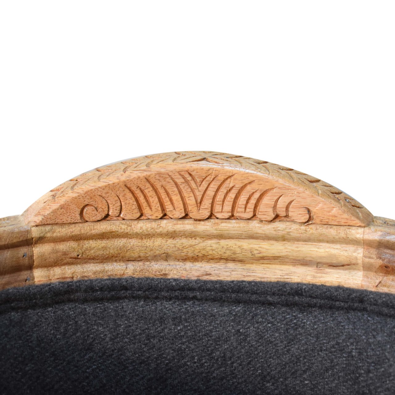 Carved Battleship Tweed Pet Bed - Image 5