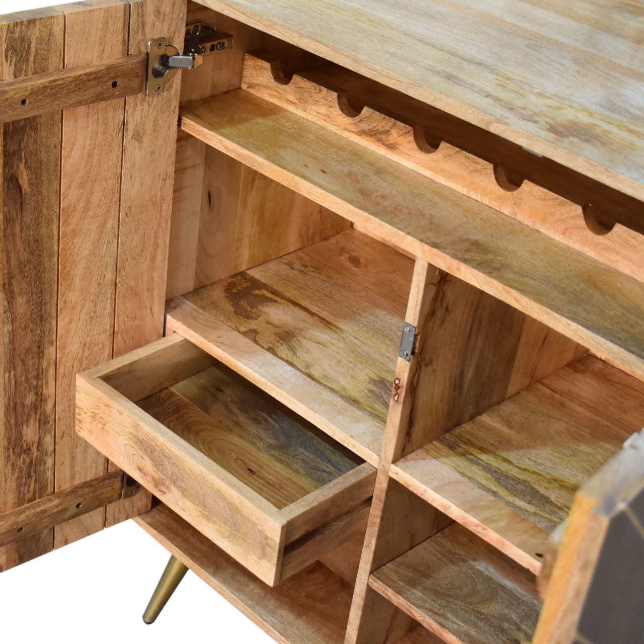 Cement Brass Inlay Cabinet - Image 7